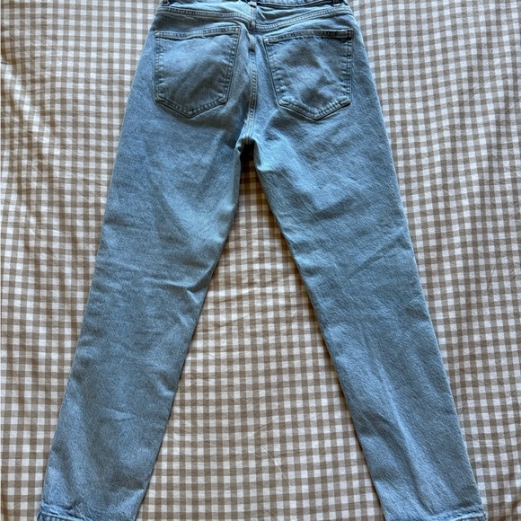 Zara Sky Blue Straight Leg Jeans - Picture 2 of 5